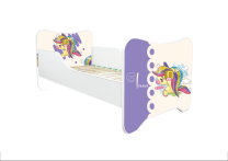 ABC Beds Dečiji Krevet 160X80 cm  Hipi Jednorog sa Imenom Vašeg Deteta