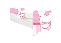 ABC Beds Dečiji Krevet 160X80 cm  Model Leonora sa Imenom Vašeg Deteta