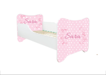 ABC Beds Dečiji Krevet 160X80 cm  Model Sara Roze sa Imenom Vašeg Deteta