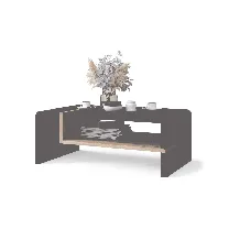 Klub sto FOLK Crni Hrast Craft Zlatni