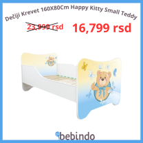 Dečiji Krevet 160X80Cm Happy Kitty Small Teddy