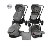 Lorelli Kolica za Bebe Ramona Steel Grey 3u1 (korpa+sportsko sediste+auto sediste ) (2022)