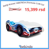 Dečiji Krevet 140X70Cm (Formula 1) 05 Car